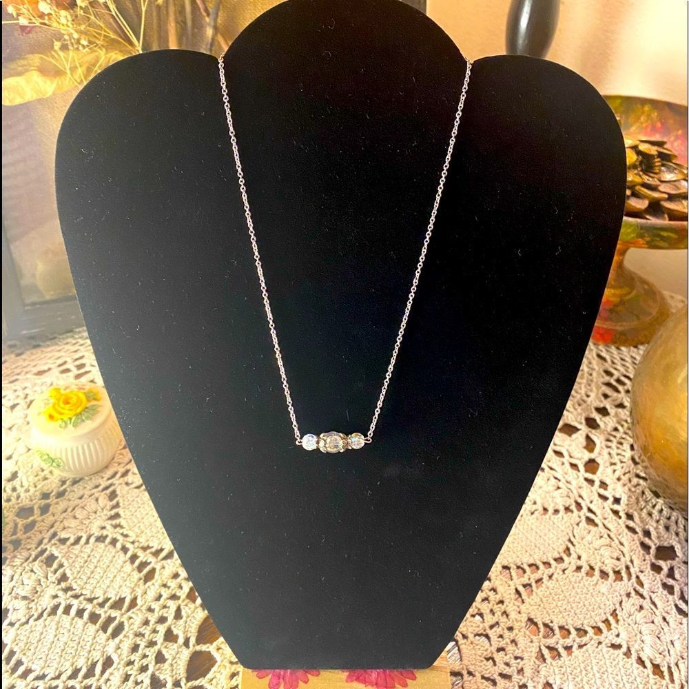Rainbow Crystal Quartz Cracked
Bead Necklace - Picture 2 of 2